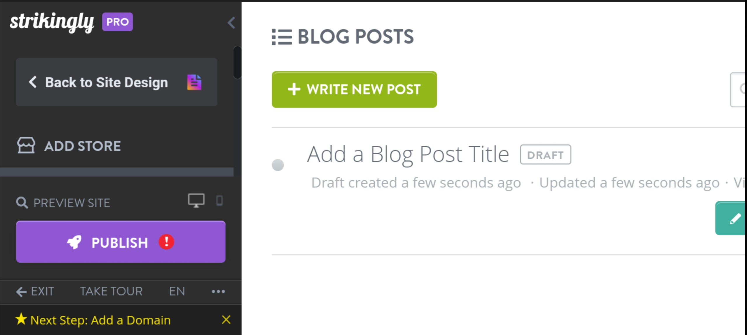 Strikingly blog editor Strikingly blog editor